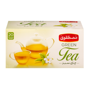 چای سبز کیسه ای مصطفوی بسته 20 عددی