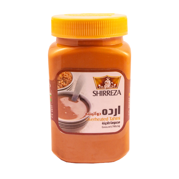 ارده دو آتیشه ممتاز شیررضا - 700 گرم ارده دو آتیشه ممتاز شیررضا - 700 گرم