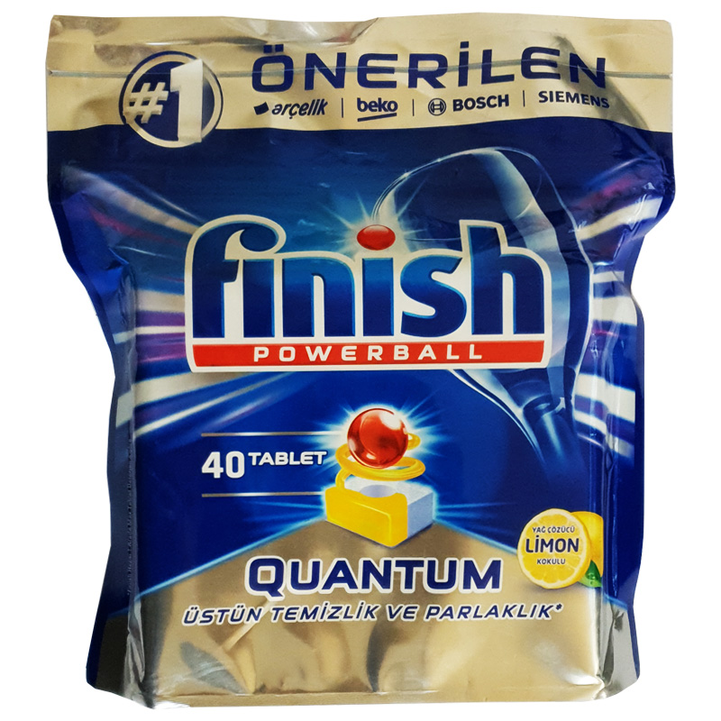 قرص ظرفشویی فینیش مدل Quantum Limon بسته 40 عددی قرص ظرفشویی فینیش مدل Quantum Limon بسته 40 عددی