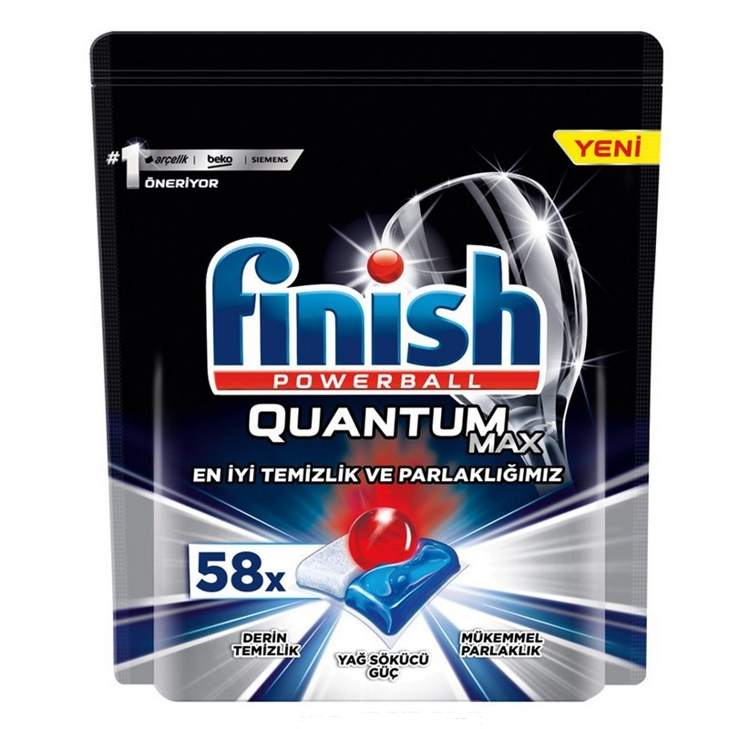 قرص ماشین ظرفشویی فینیش مدل Quantum Max Leamon بسته 58 عددی قرص ماشین ظرفشویی فینیش مدل Quantum Max Leamon بسته 58 عددی
