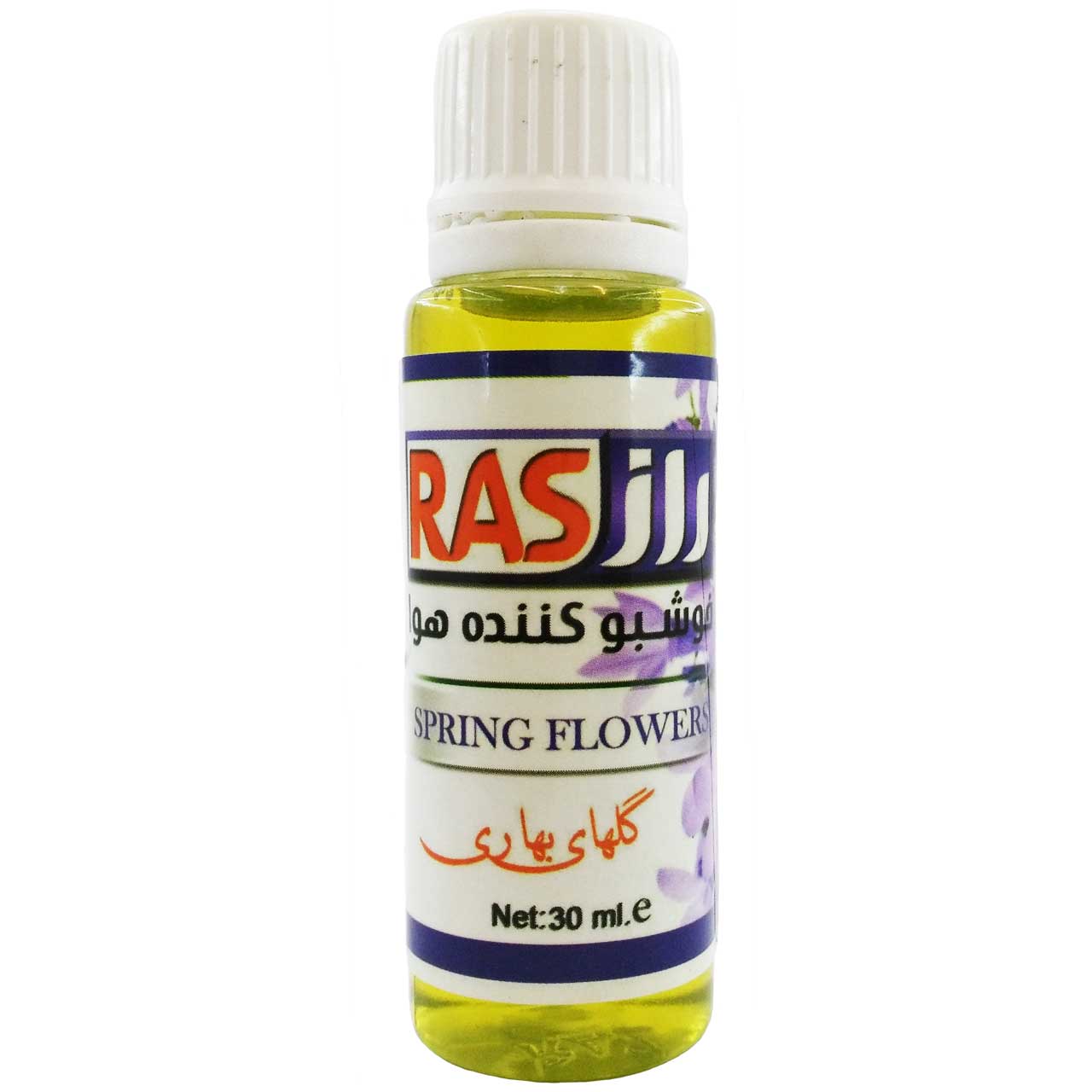 اسانس خوشبو کننده هوا RAS رایحه گل های بهاری حجم 30 میلی لیتر اسانس خوشبو کننده هوا RAS رایحه گل های بهاری حجم 30 میلی لیتر