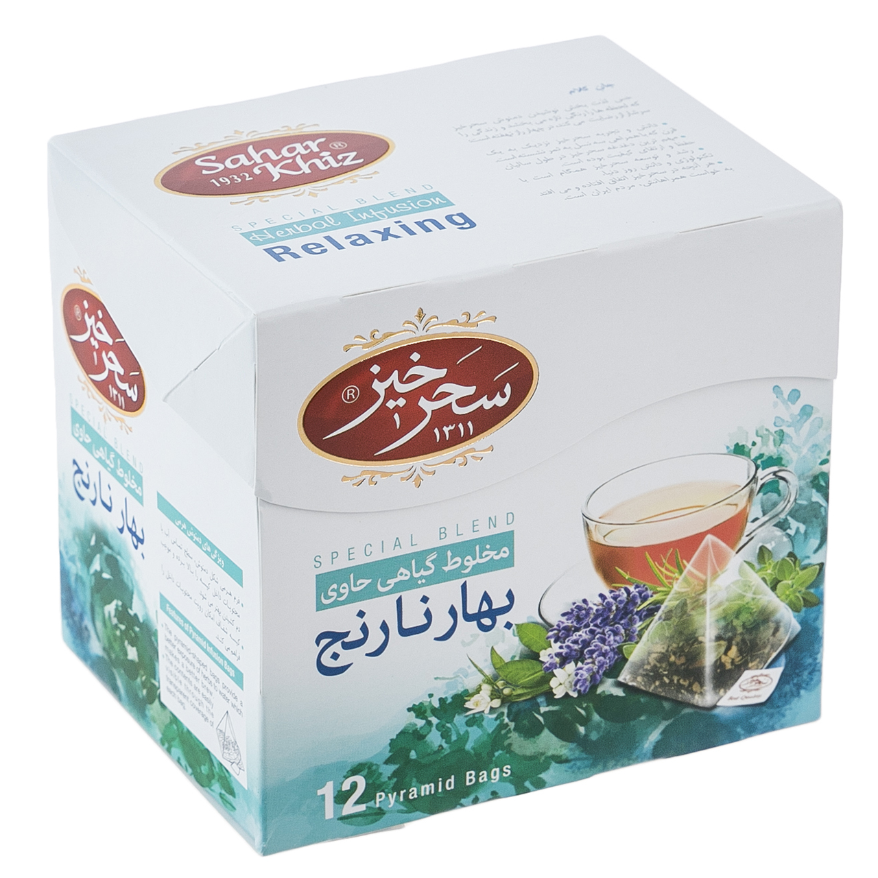دمنوش کیسه ای هرمی آرام بخش سحرخیز بسته 12 عددی دمنوش کیسه ای هرمی آرام بخش سحرخیز بسته 12 عددی