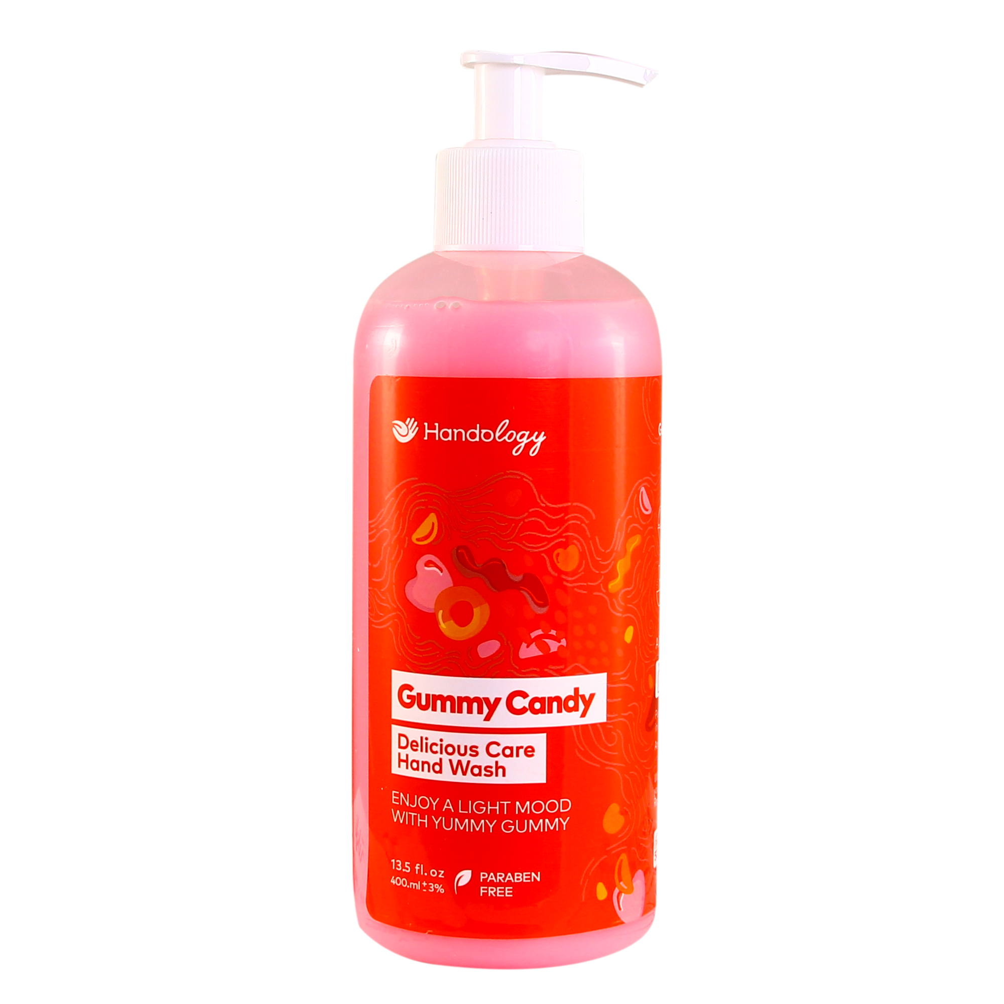 مایع دستشویی کرمی هندولوژی مدل GUMMY CANDY حجم 400 میلی لیتر مایع دستشویی کرمی هندولوژی مدل GUMMY CANDY حجم 400 میلی لیتر