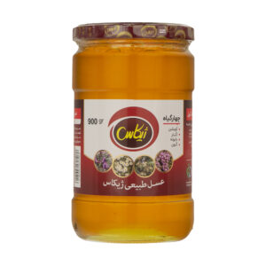 عسل چهار گیاه طبیعی ژیکاس - 900 گرم