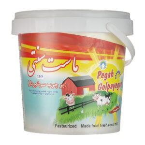 ماست سنتی پرچرب سرشیردار پگاه گلپایگان مقدار 1400 گرم