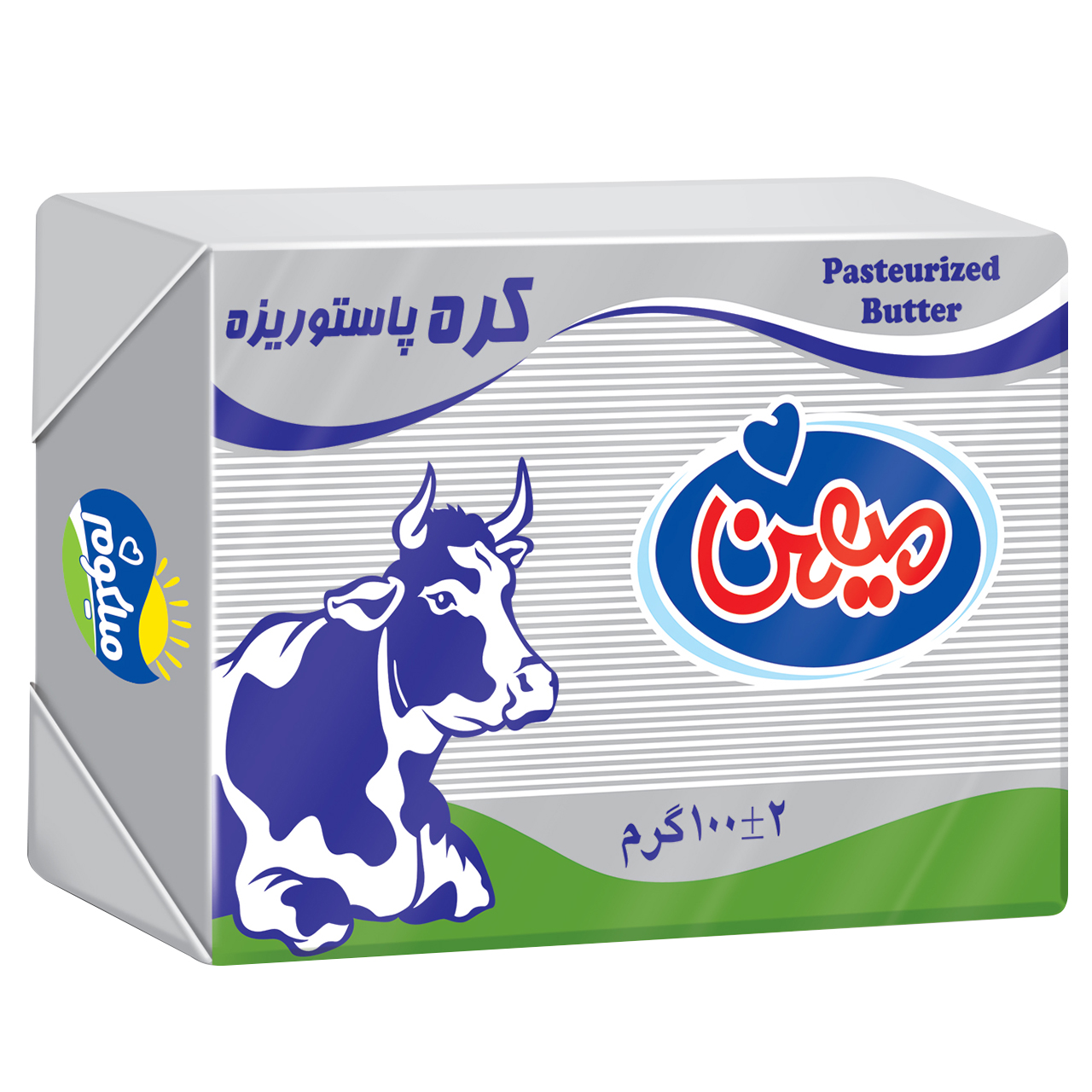 کره حیوانی پاستوریزه میهن - 100 گرم کره حیوانی پاستوریزه میهن - 100 گرم