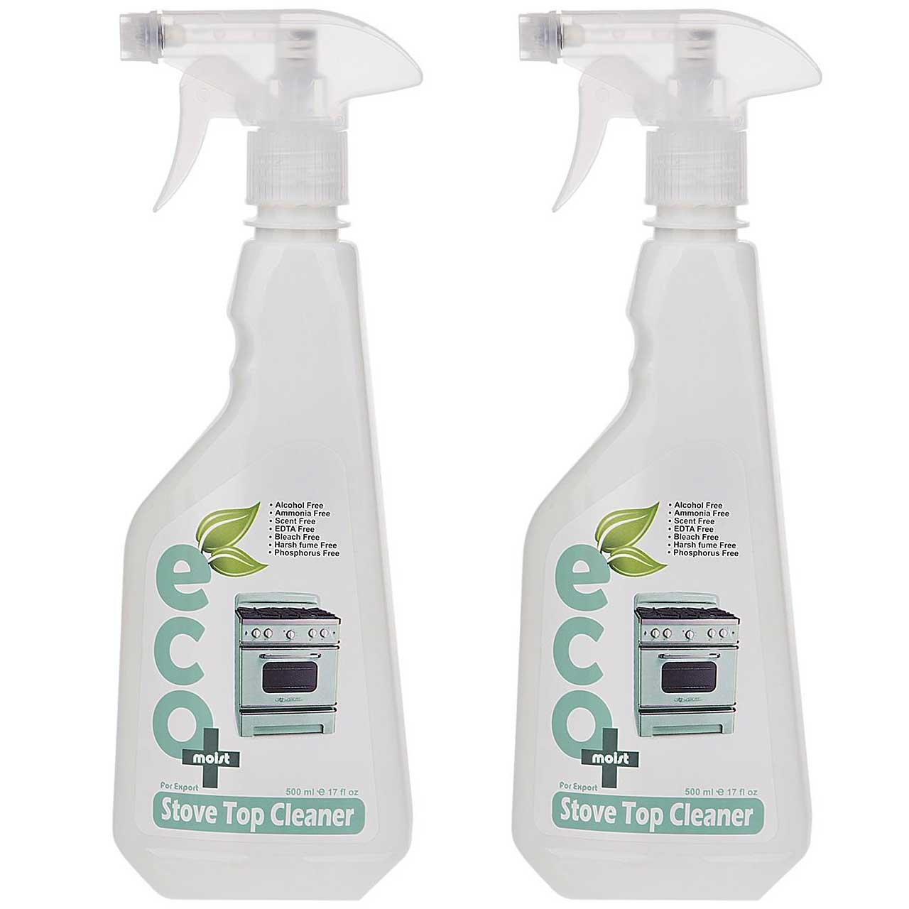 اسپری گاز پاک کن ایکو مویست مدل Stove Top Cleaner حجم 500 میلی لیتر بسته 2 عددی اسپری گاز پاک کن ایکو مویست مدل Stove Top Cleaner حجم 500 میلی لیتر بسته 2 عددی