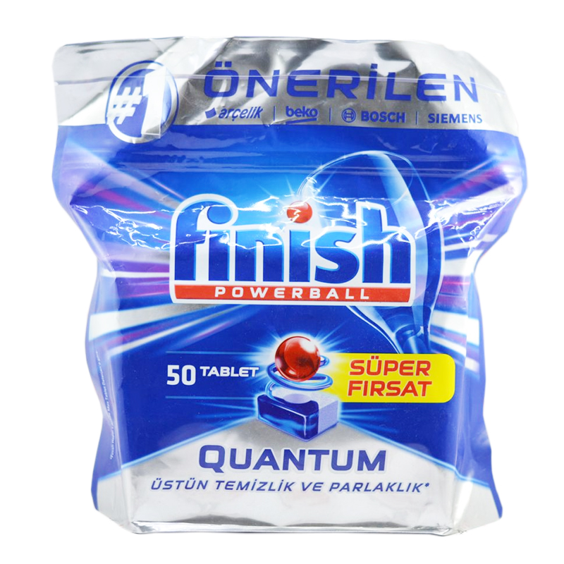 قرص ماشین ظرفشویی فنیش مدل Quantum بسته 50 عددی قرص ماشین ظرفشویی فنیش مدل Quantum بسته 50 عددی