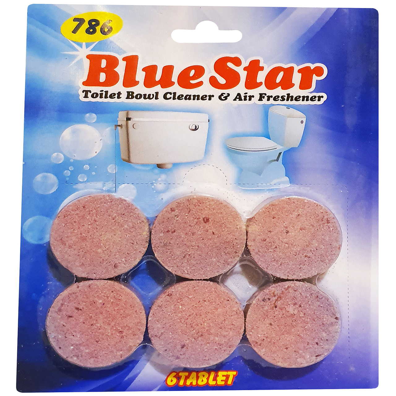 قرص خوشبو کننده توالت فرنگی بلو استار مدل MT-01 بسته 6 عددی قرص خوشبو کننده توالت فرنگی بلو استار مدل MT-01 بسته 6 عددی