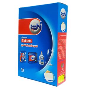 قرص ماشین ظرفشویی نت پلاس مدل Classic بسته 25 عددی