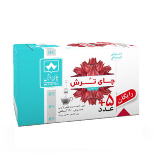 دمنوش کیسه ای چای ترش چای دبش بسته 25 عددی