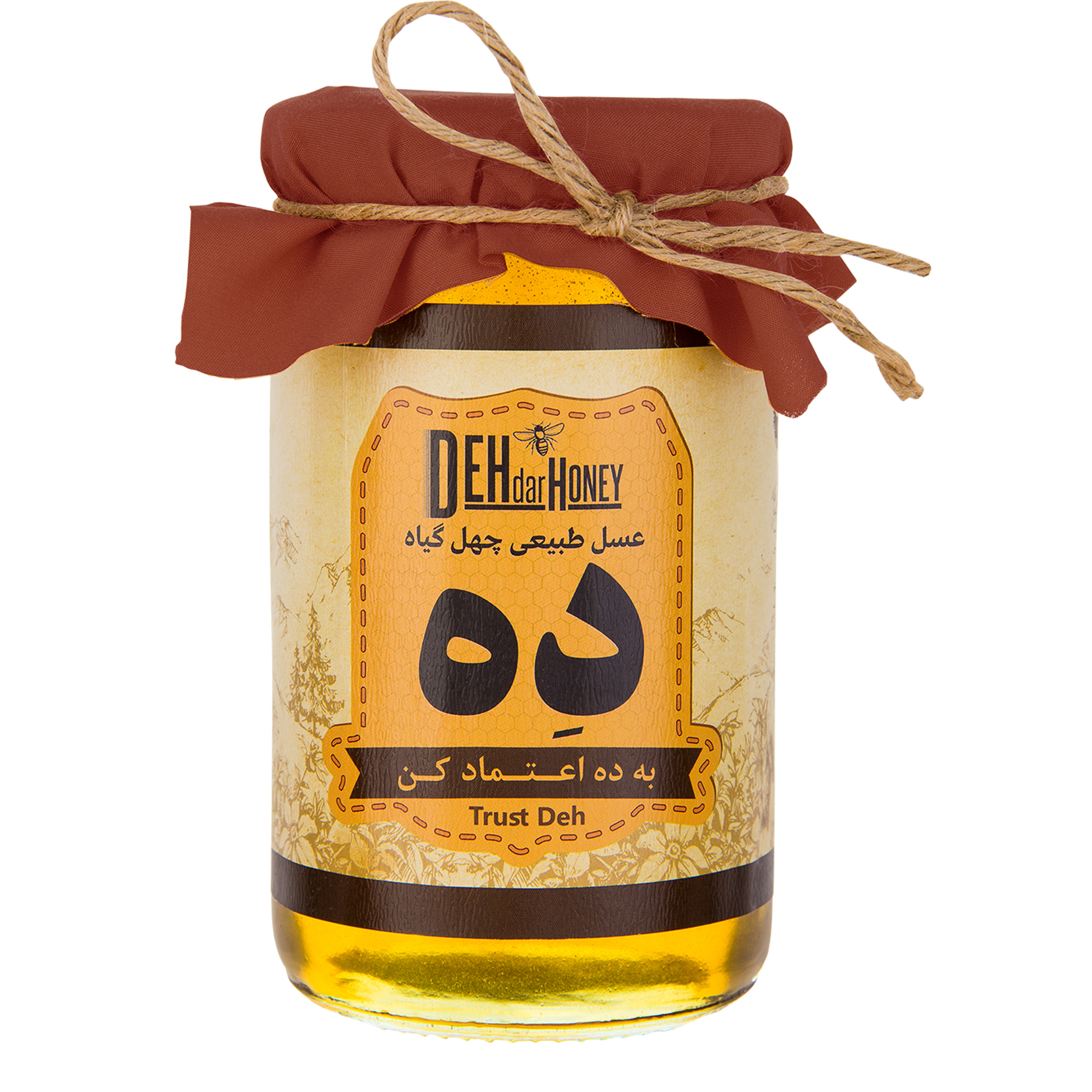 عسل طبیعی چهل گیاه ده در - 850 گرم عسل طبیعی چهل گیاه ده در - 850 گرم