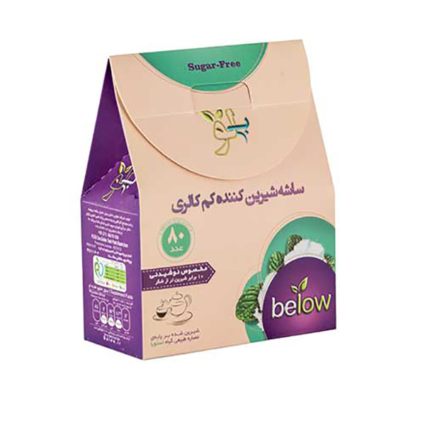 ساشه شیرین کننده کم کالری بیلو بسته 80 عددی ساشه شیرین کننده کم کالری بیلو بسته 80 عددی