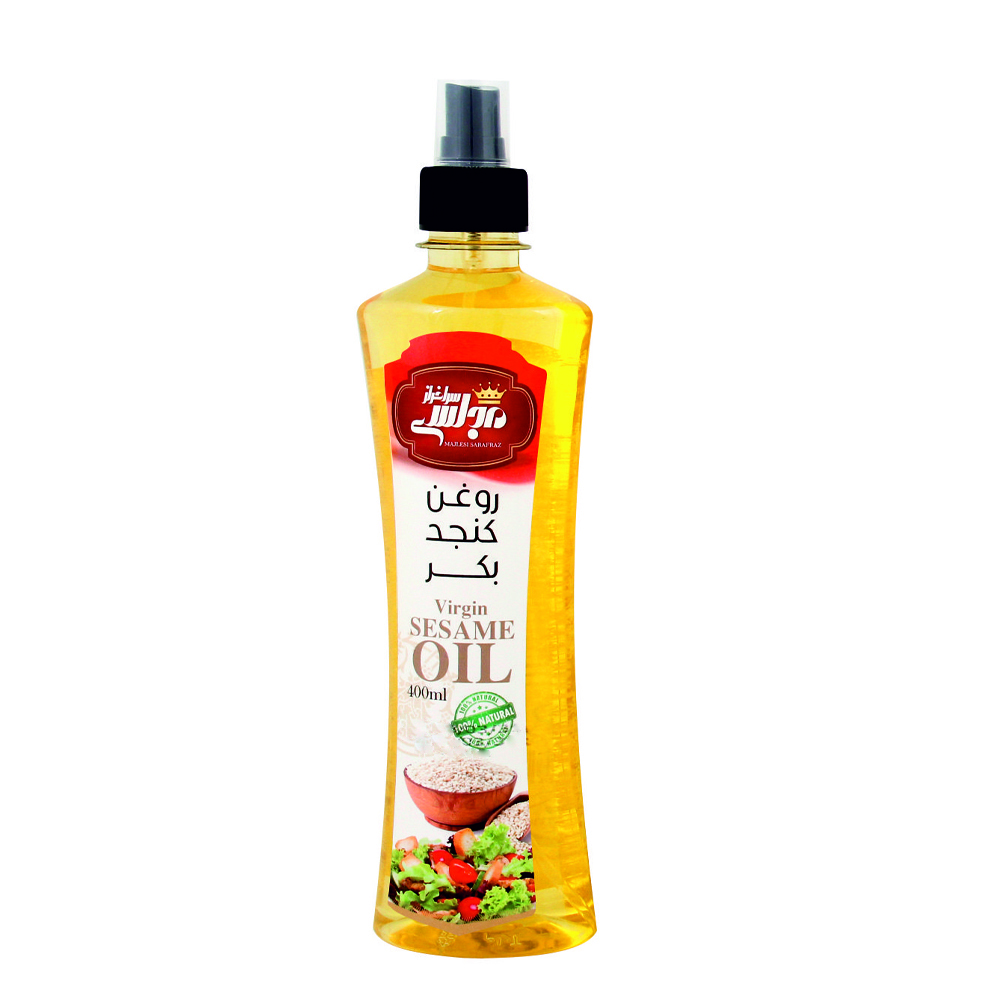 روغن کنجد بکر ممتاز مجلسی سرافراز - 400 گرم روغن کنجد بکر ممتاز مجلسی سرافراز - 400 گرم