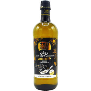 روغن سرخ کردنی آفتابگردان و کانولا و کنجد بروج  - 1 لیتر