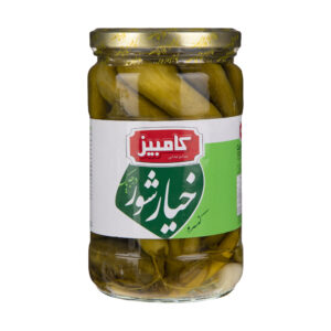 کنسرو خیارشور درجه یک کامبیز 660 گرم
