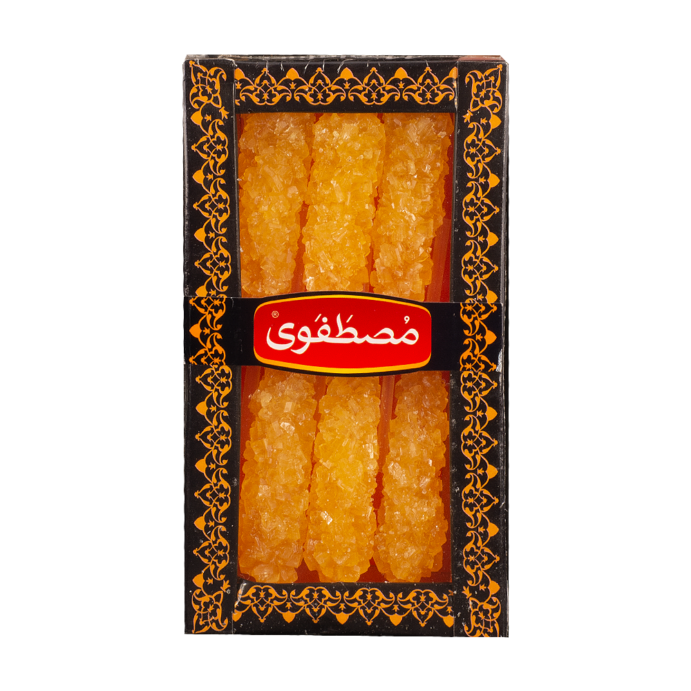 نبات نی دار زعفرانی مصطفوی بسته 6 عددی نبات نی دار زعفرانی مصطفوی بسته 6 عددی