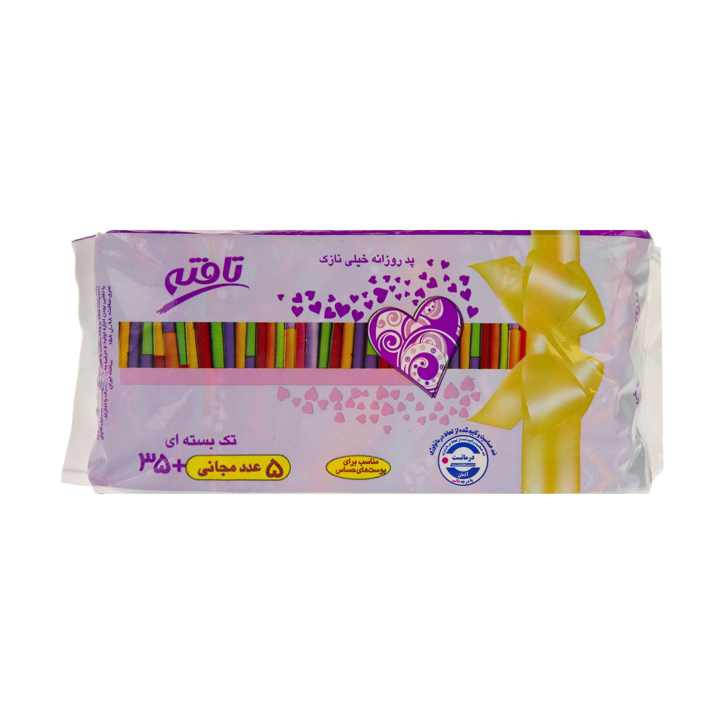 پد روزانه تافته مدل UltraThin بسته 40 عددی پد روزانه تافته مدل UltraThin بسته 40 عددی