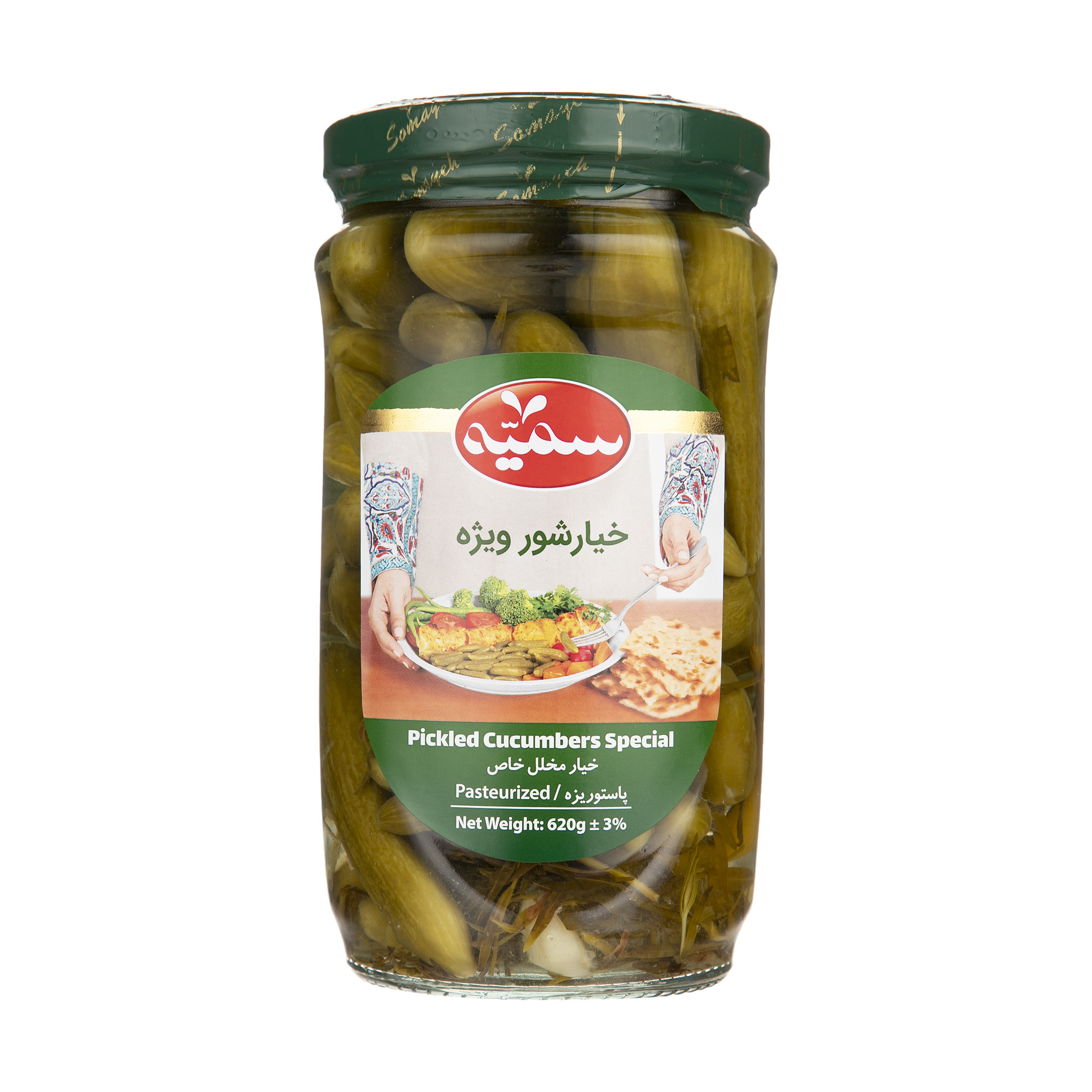 خیار شور ویژه سمیه مقدار 620 مقدار خیار شور ویژه سمیه مقدار 620 مقدار