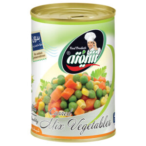 کنسرو مخلوط سبزیجات شیفته مقدار 370 گرم