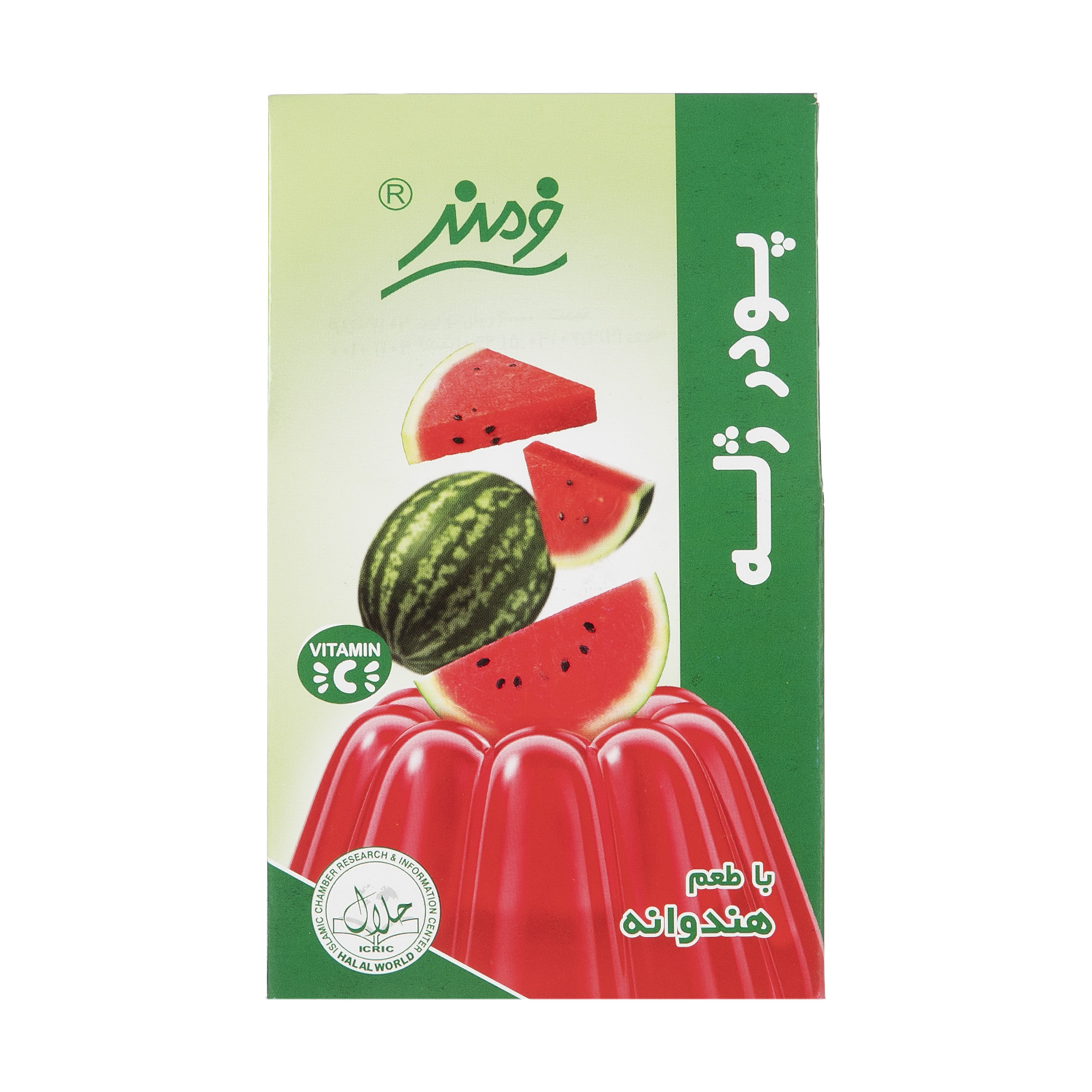 پودر ژله هندوانه فرمند مقدار 100 گرم پودر ژله هندوانه فرمند مقدار 100 گرم