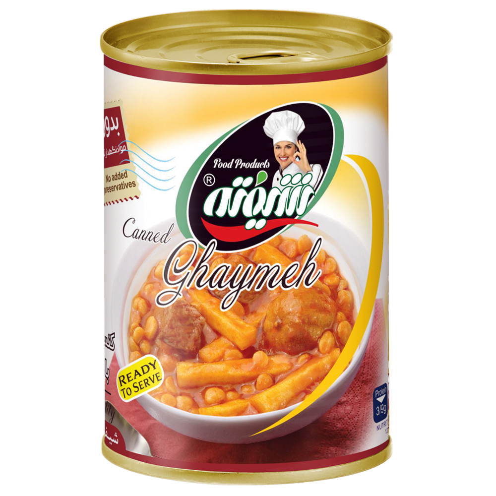 کنسرو قیمه با گوشت شیفته مقدار 370 گرم کنسرو قیمه با گوشت شیفته مقدار 370 گرم