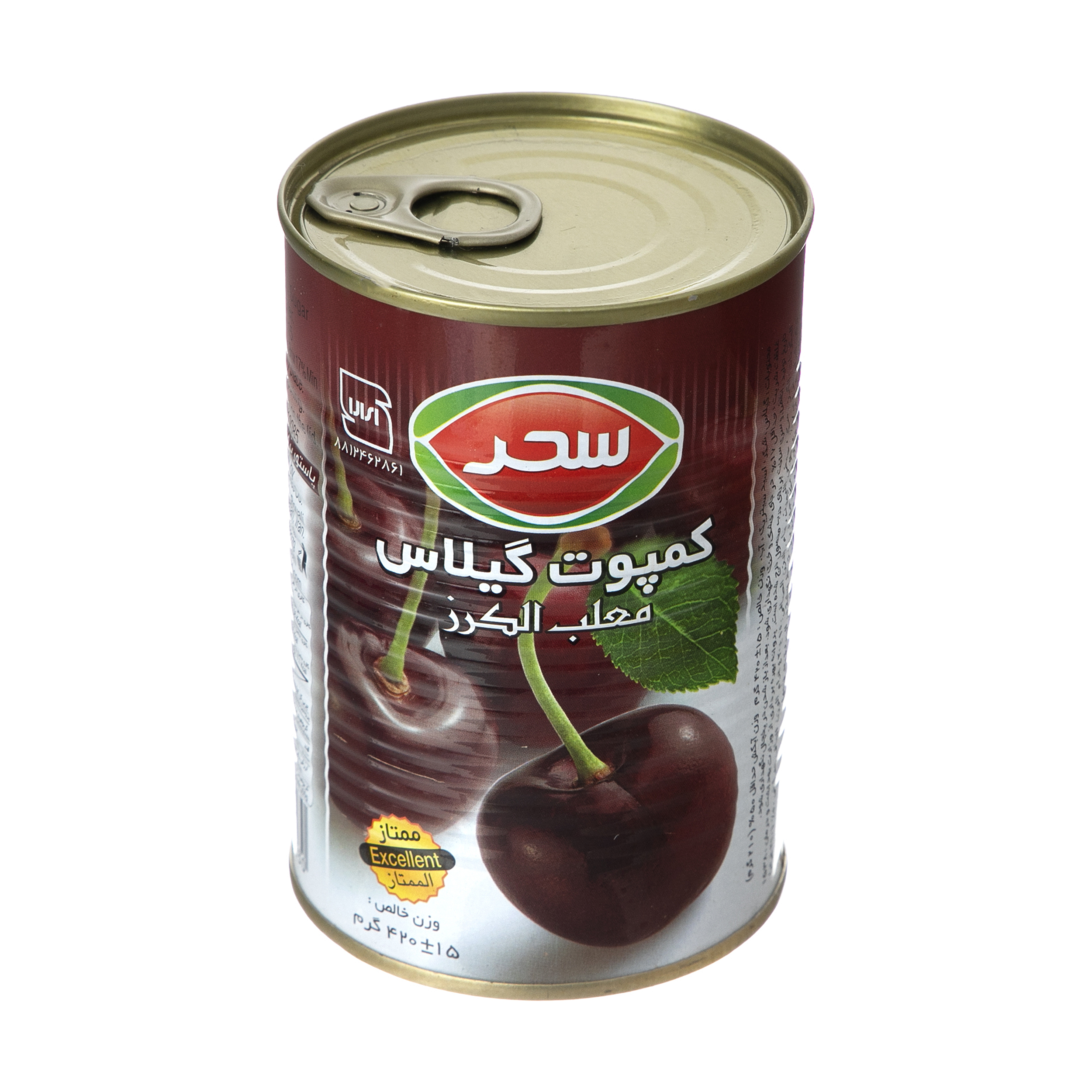 کمپوت گیلاس سحر - 420 گرم کمپوت گیلاس سحر - 420 گرم