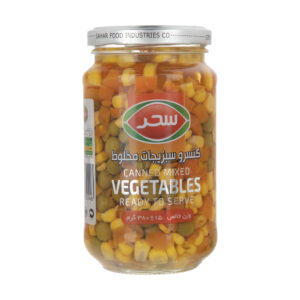 کنسرو سبزیجات مخلوط سحر - 380 گرم