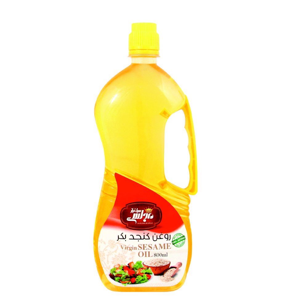 روغن کنجد بکر ممتاز مجلسی سرافراز - 800 گرم روغن کنجد بکر ممتاز مجلسی سرافراز - 800 گرم