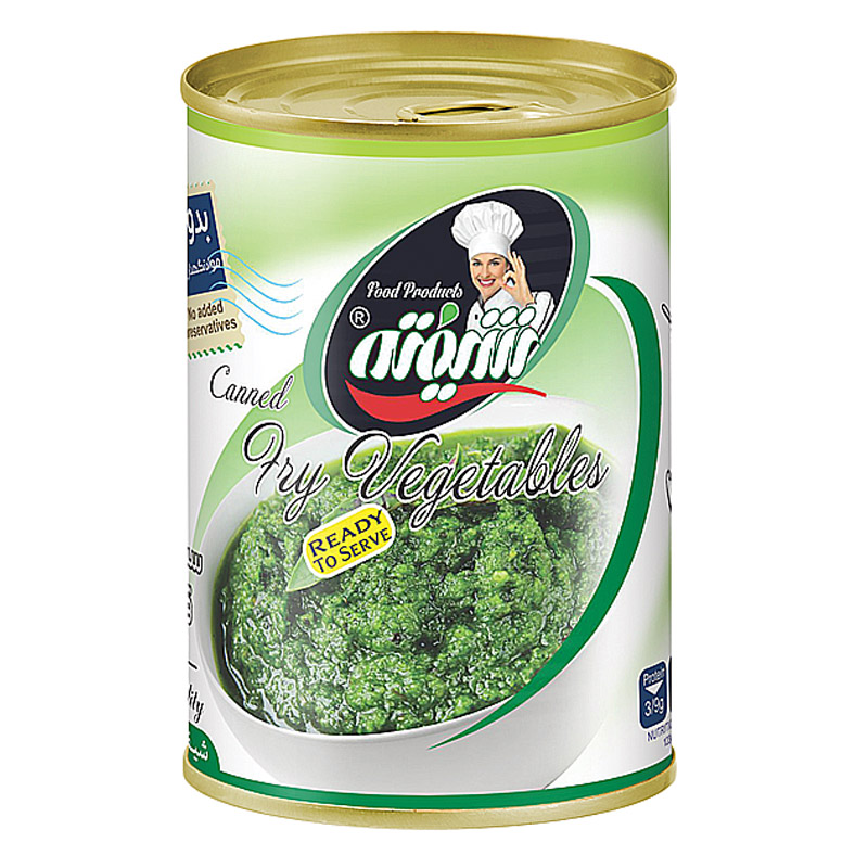 کنسرو سبزی سرخ شده قورمه سبزی شیفته - 370 گرم کنسرو سبزی سرخ شده قورمه سبزی شیفته - 370 گرم