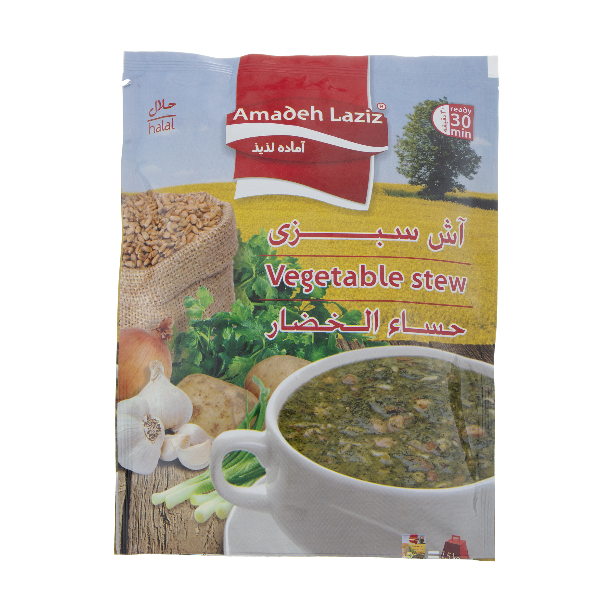 آش سبزی آماده لذیذ - 180 گرم آش سبزی آماده لذیذ - 180 گرم