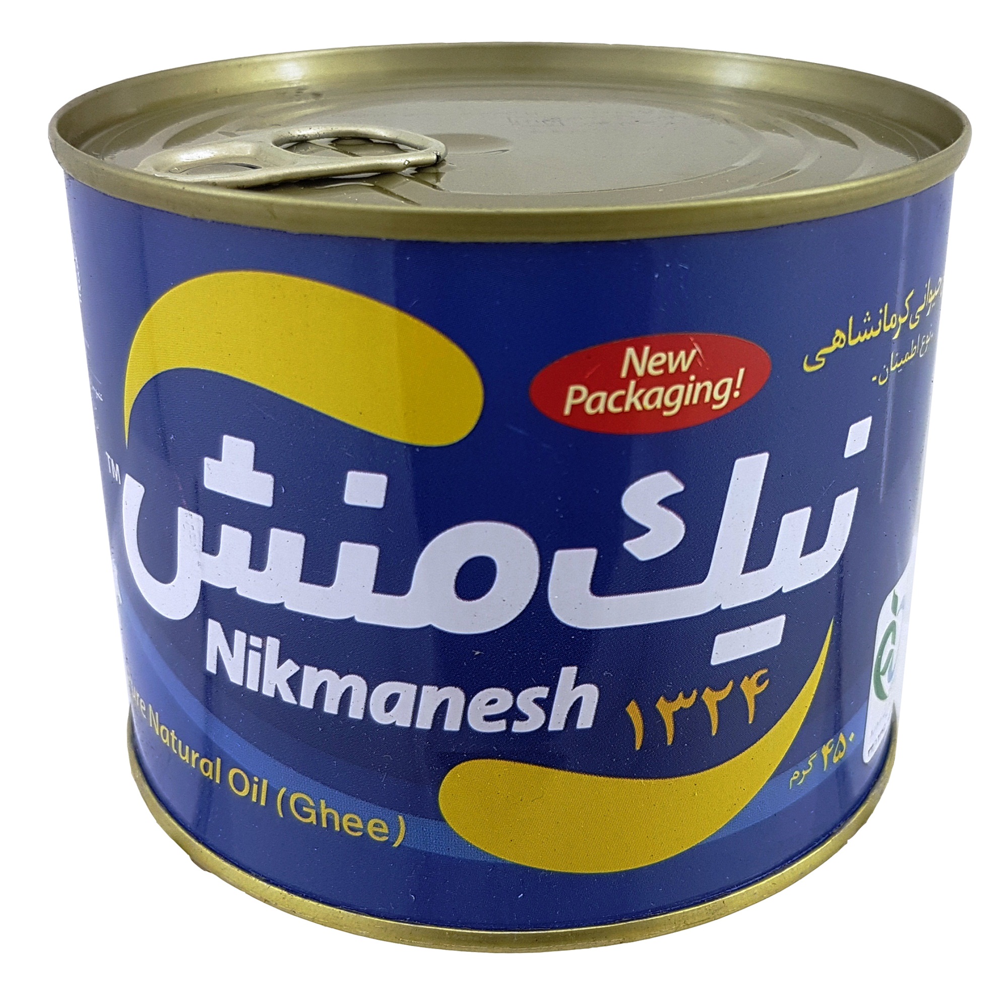 روغن حیوانی کرمانشاهی نوع اطمینان نیک منش - 450 گرم روغن حیوانی کرمانشاهی نوع اطمینان نیک منش - 450 گرم