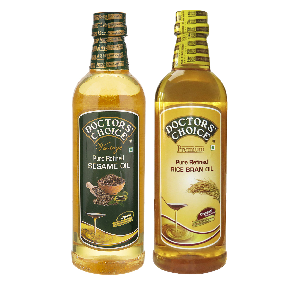 روغن سبوس برنج و روغن کنجد داکترز چویز - 1000 میلی لیتر روغن سبوس برنج و روغن کنجد داکترز چویز - 1000 میلی لیتر
