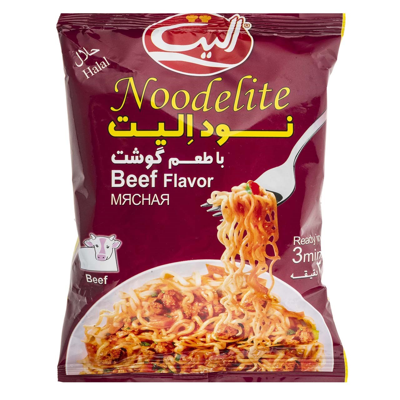 نودالیت با طعم گوشت الیت - 75 گرم نودالیت با طعم گوشت الیت - 75 گرم