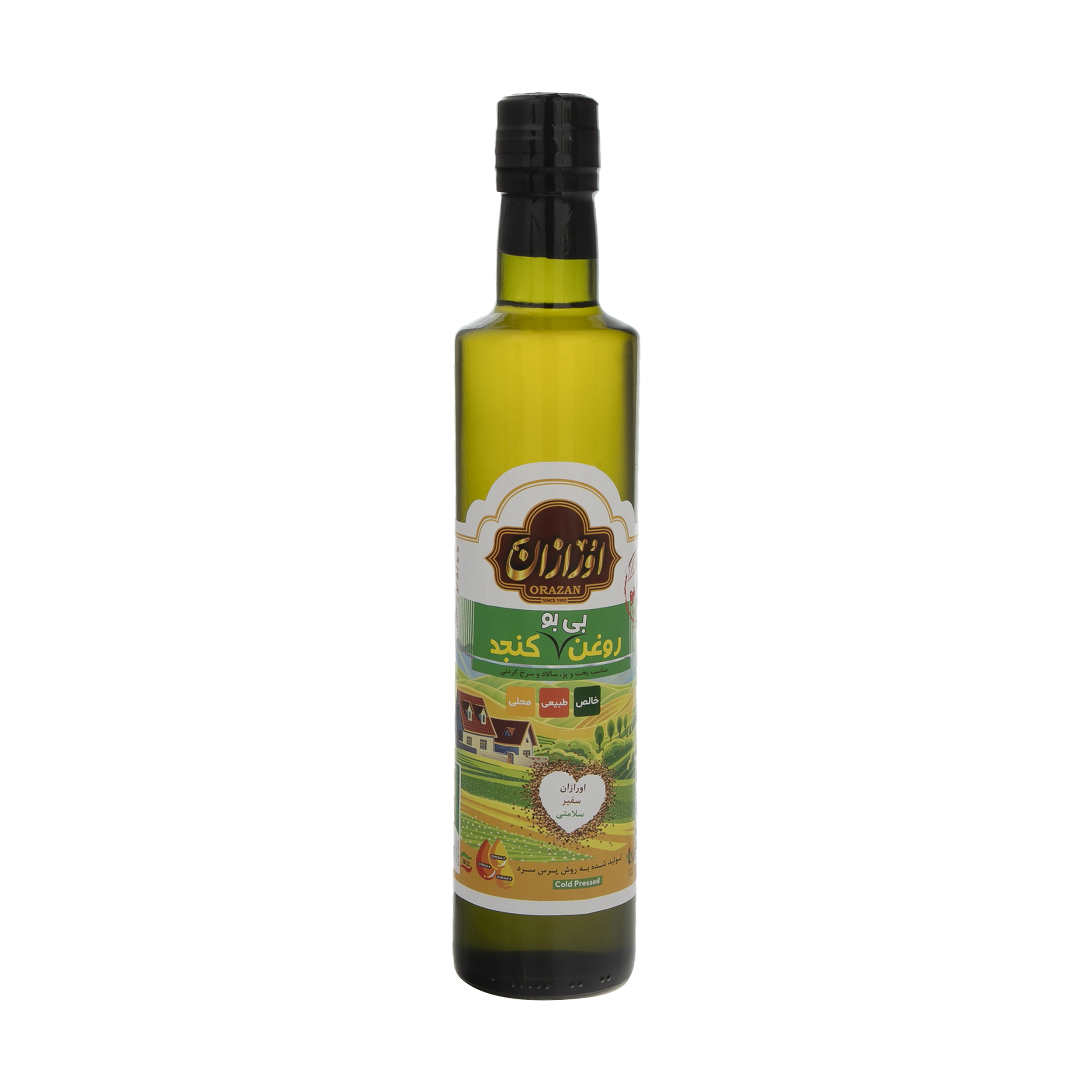 روغن بدون بو کنجد اورازان - 500 میلی لیتر روغن بدون بو کنجد اورازان - 500 میلی لیتر