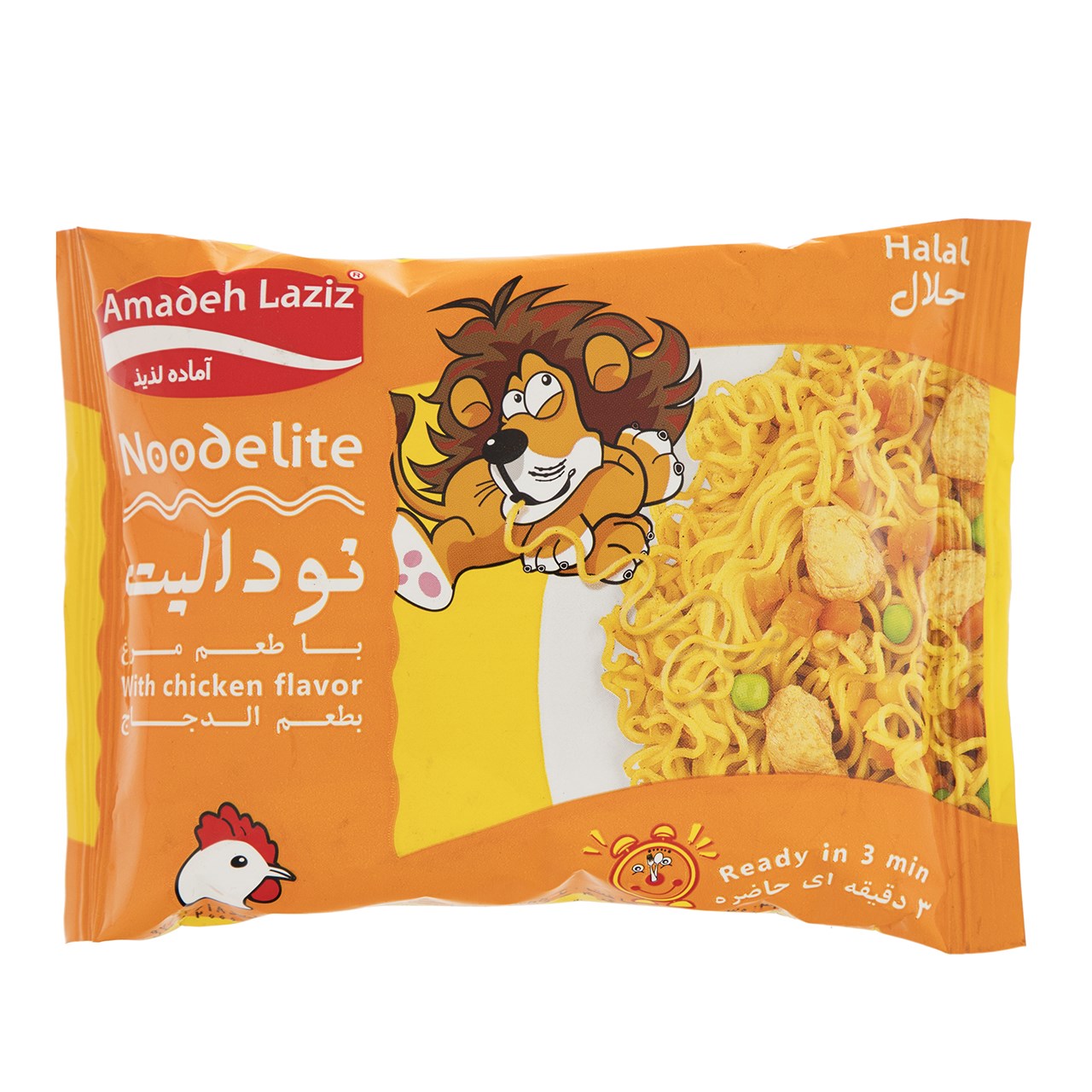 نودالیت با طعم مرغ آماده لذیذ مقدار 75 گرم نودالیت با طعم مرغ آماده لذیذ مقدار 75 گرم