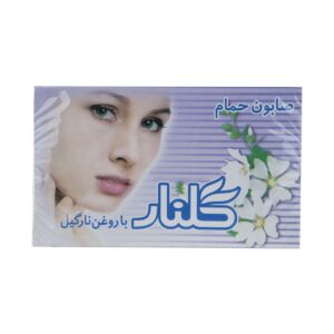 صابون حمام گلنار مقدار 130 گرم بسته 6 عددی