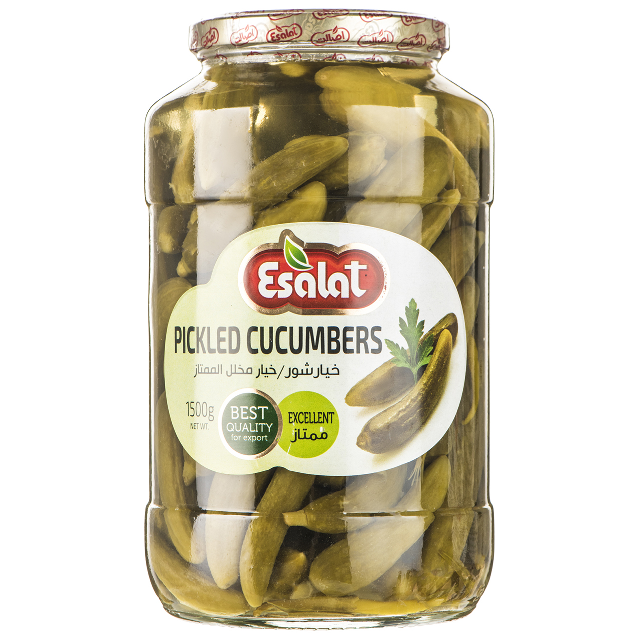 خیار شور ممتاز اصالت مقدار 1500 گرم خیار شور ممتاز اصالت مقدار 1500 گرم