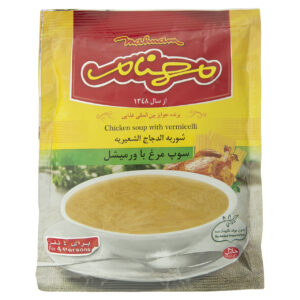 سوپ مرغ و ورمیشل مهنام مقدار 75 گرم