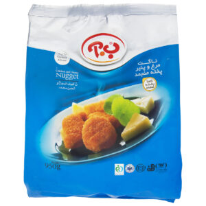 ناگت مرغ و پنیر ب.آ مقدار 950 گرم