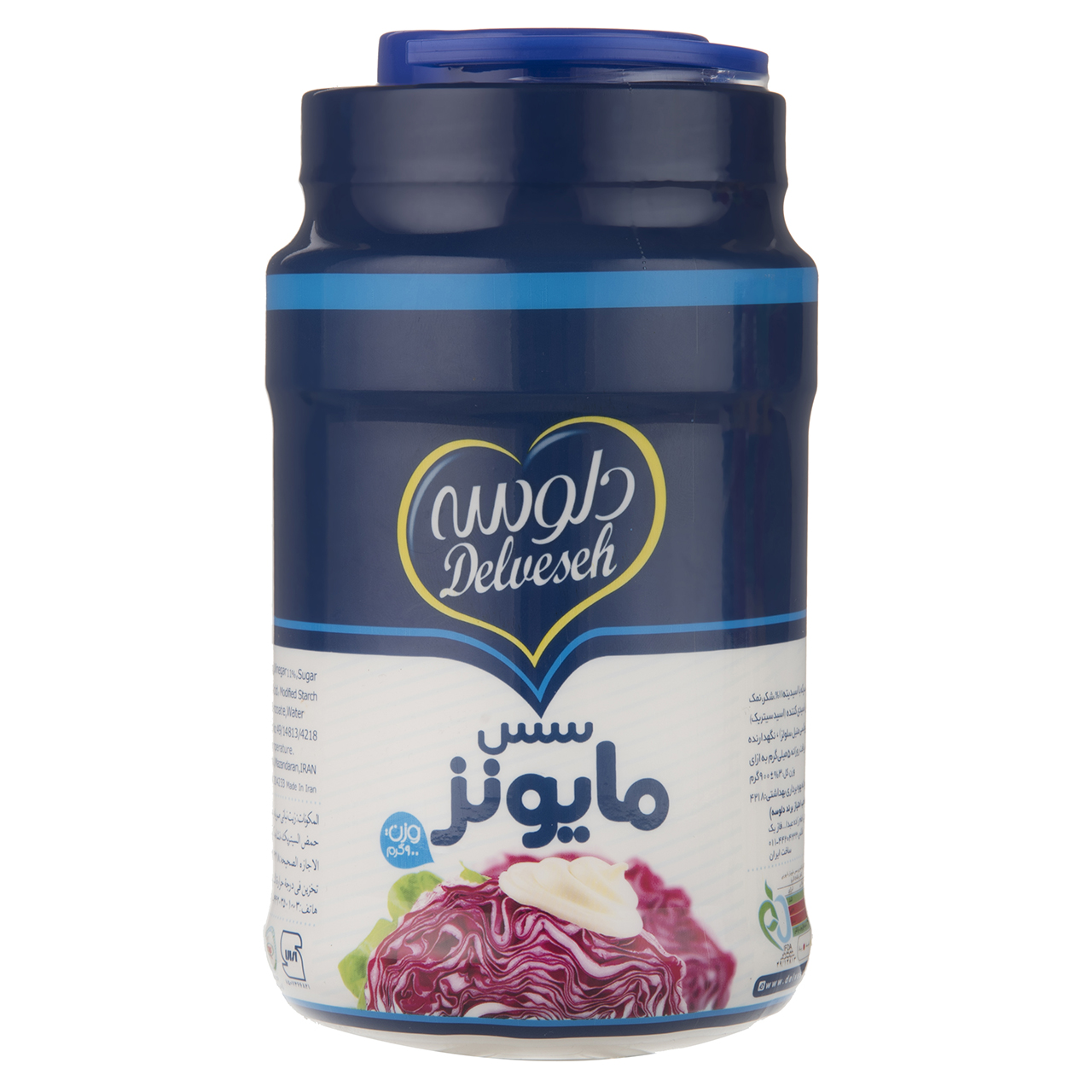 سس مایونز دلوسه مقدار 900 گرم سس مایونز دلوسه مقدار 900 گرم