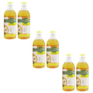 روغن  سبوس برنج  گلدن دراپ پلاس  -  1000 میلی لیتری  بسته 6 عددی
