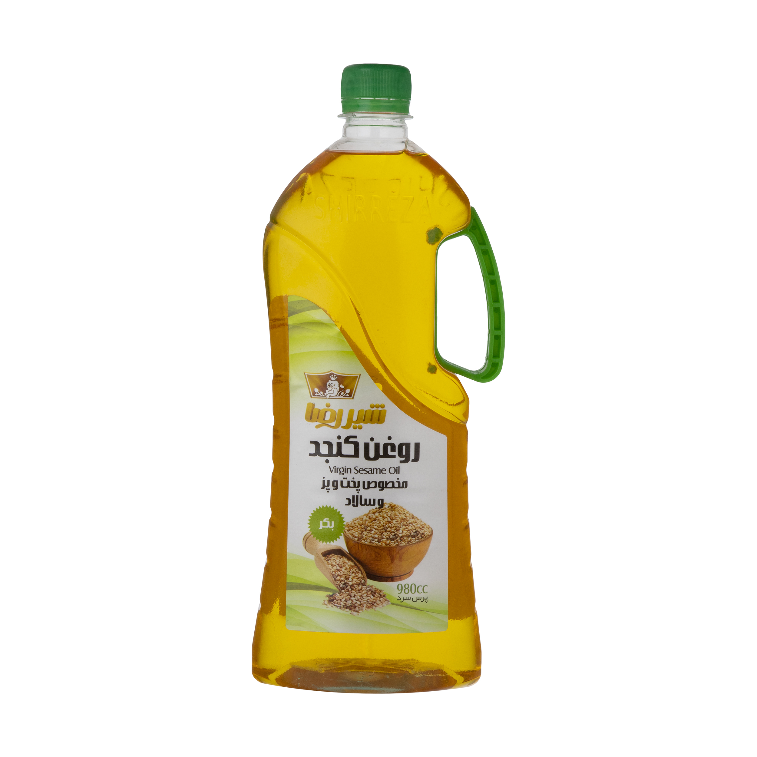 روغن کنجد بکر شیررضا - 980 میلی لیتر روغن کنجد بکر شیررضا - 980 میلی لیتر
