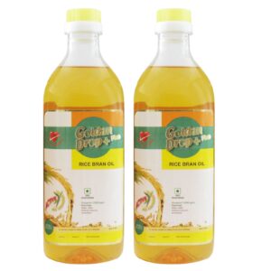 روغن سبوس برنج  گلدن دراپ پلاس  -  1000میلی لیتر بسته دو عددی