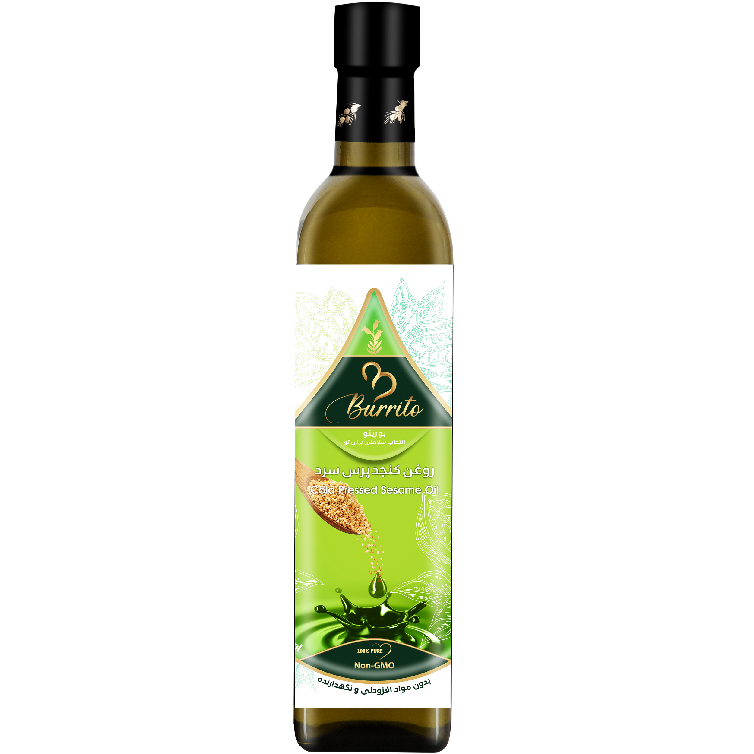روغن کنجد فرابکر بوریتو - 0.5 لیتر روغن کنجد فرابکر بوریتو - 0.5 لیتر