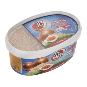 پیاز سرخ شده طلایی خلالی  ریز پاکر سایز 1.2 رژیمی و کم چرب مقدار 200 گرم