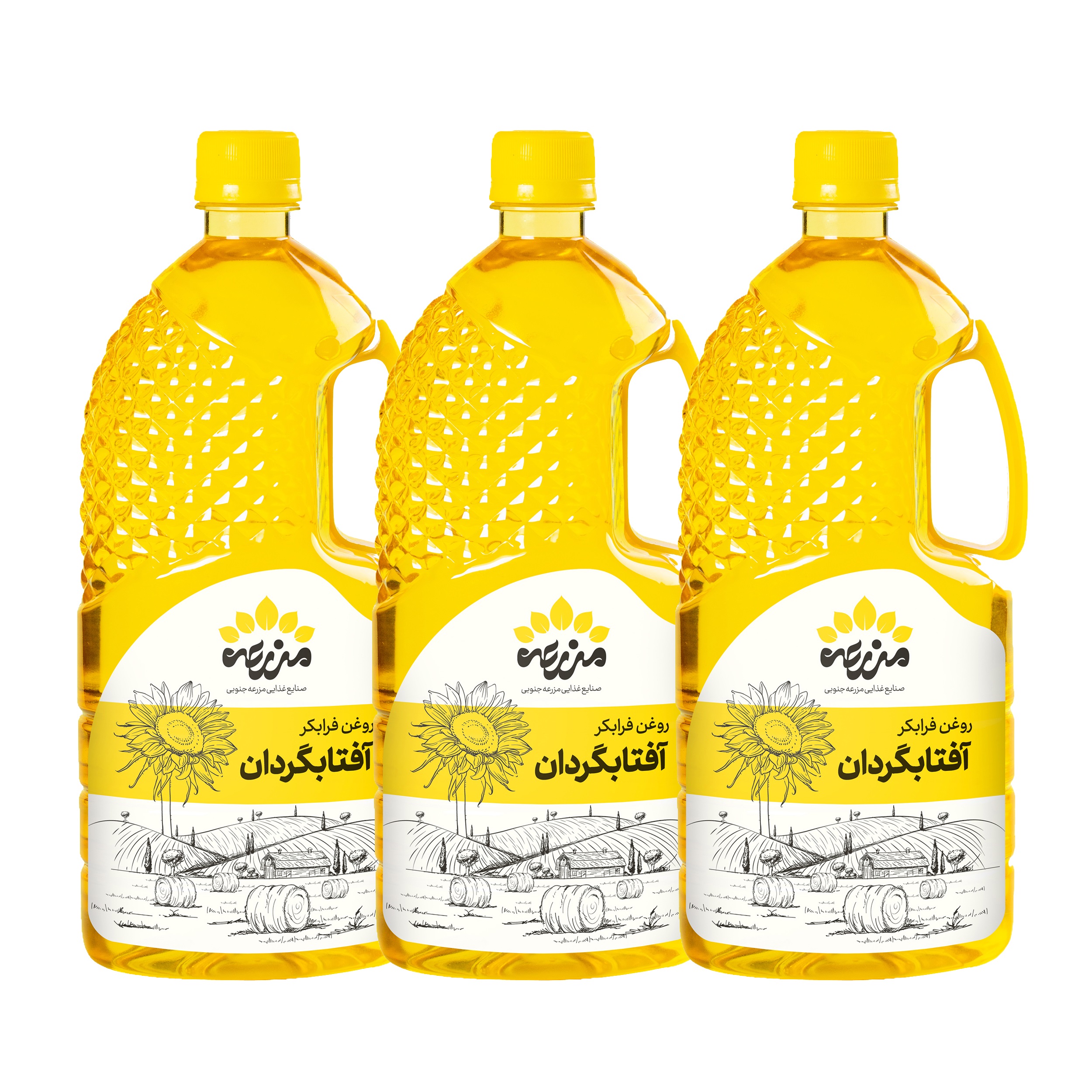 روغن آفتابگردان فرابکر مخصوص سرخ کردن مزرعه جنوبی - 1 لیتر بسته 3 عددی روغن آفتابگردان فرابکر مخصوص سرخ کردن مزرعه جنوبی - 1 لیتر بسته 3 عددی
