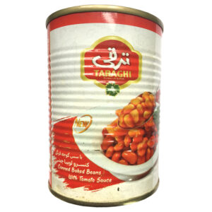کنسرو لوبیا چیتی در سس گوجه فرنگی ترقی - 400 گرم