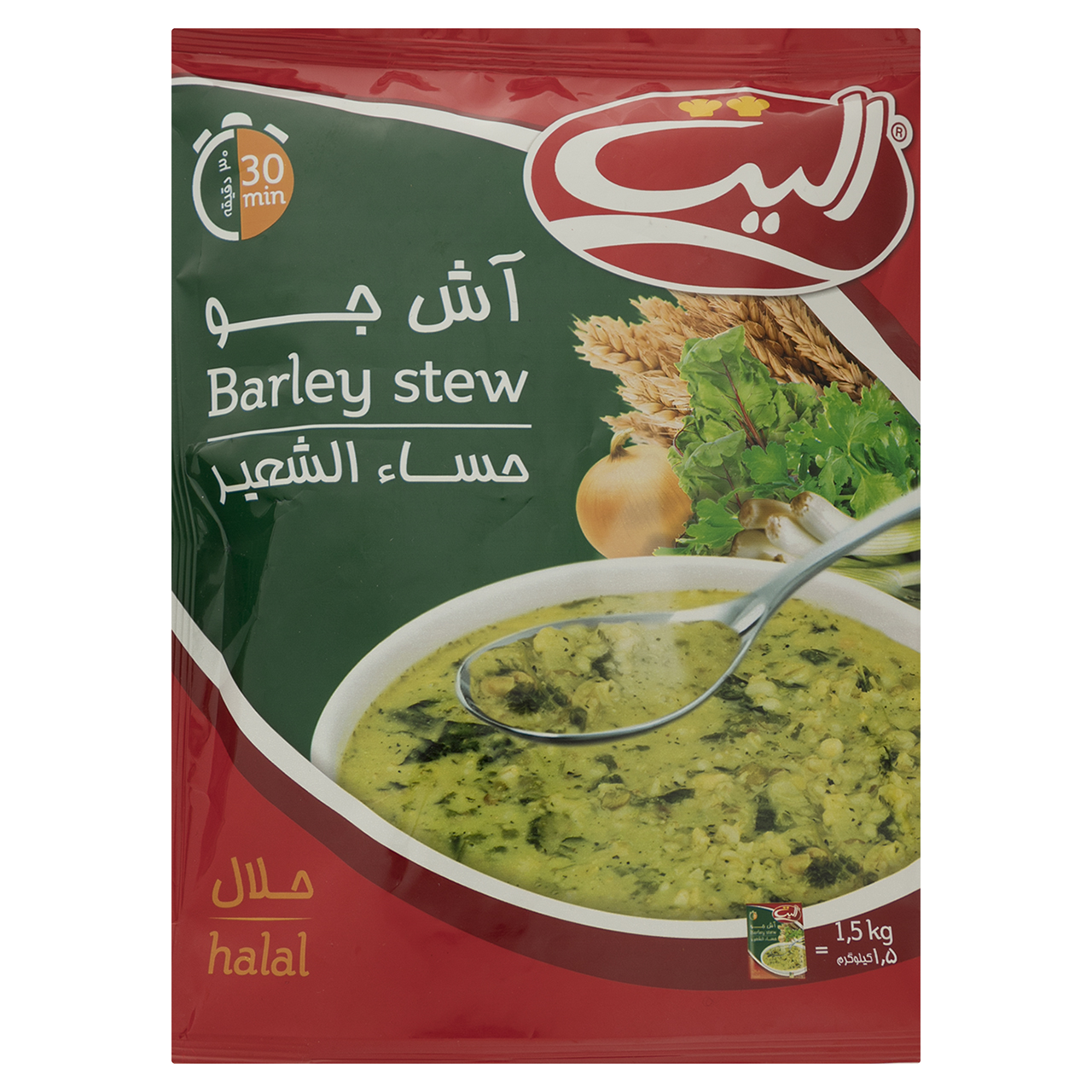 آش جو الیت مقدار 180 گرم آش جو الیت مقدار 180 گرم