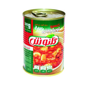 کنسرو لوبیا چیتی با قارچ گلنوش - 380 گرم